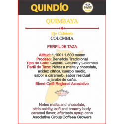 FT SPECIALTY COFFEE RAW - Origin Quimbaya